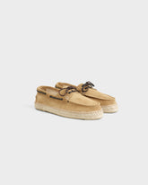 Scarpe da Barca Espadrillas in Pelle Scamosciata |