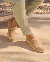 Mocassini Espadrillas in Pelle Scamosciata |