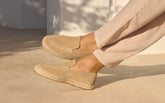 Suede Traveler Loafers Mules - Men’s Shoes | 