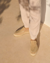 Suede Traveler Loafers Espadrilles |