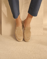 Suede Traveler Loafers Espadrilles |