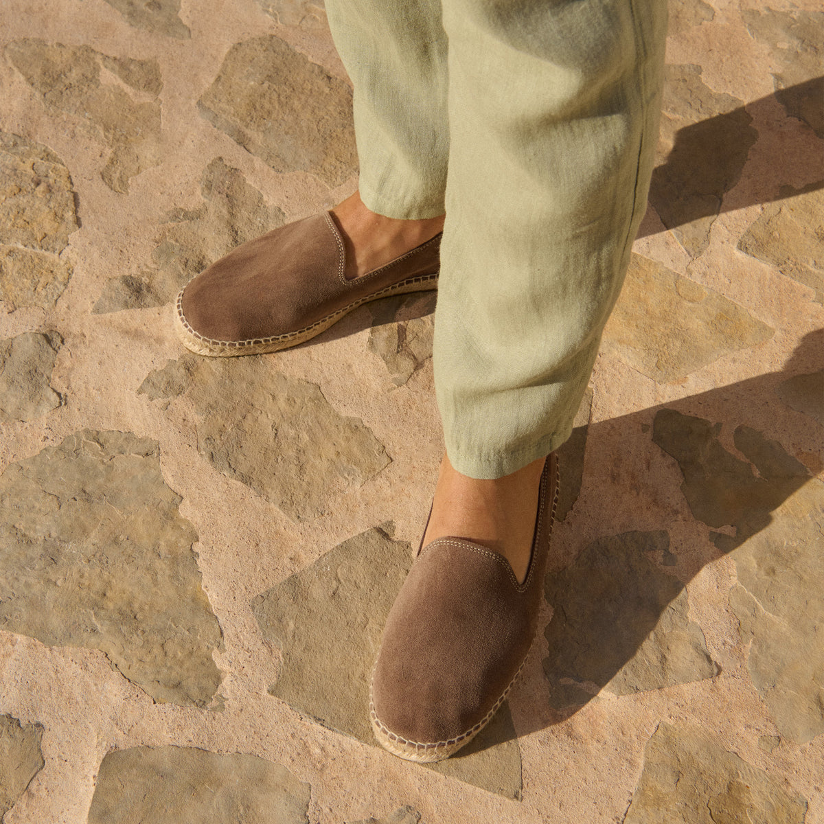 Manebi espadrilles brown size 42 Manebi Hamptons Brown Suede Espadrilles Niutrack.com - main image 3