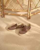Suede Traveler Loafers Espadrilles |