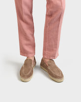 Suede Traveler Loafers Espadrilles |
