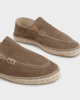 Mocassini Espadrillas Traveler in Pelle Scamosciata |