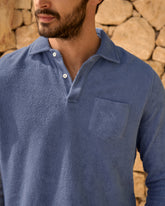 Organic Terry Cotton<br />Antonello Polo Shirt - Men’s Clothing | 