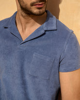 Polo Olive in Cotone Organico Effetto Spugna |