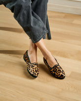 Calf Hair Venetian Slippers |