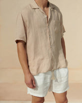 Washed Linen Malibu Shorts |