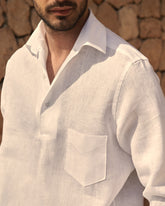 Linen Nassau Polo Shirt |