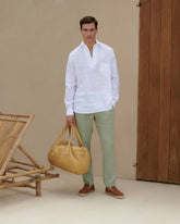 Washed Linen Venice Trousers |