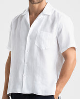 Linen Havana Camp-Collar Shirt |