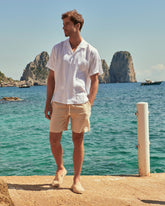 Washed Linen Malibu Shorts |