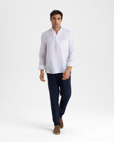 Linen Nassau Polo Shirt |