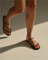 Giorgia Leather Slide Sandals |