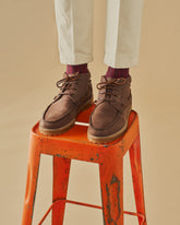 Stivaletti con Carrarmato in Nabuk |