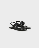 Sandali Infradito Anne in Pelle con Effetto Croco |