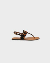 Sandali Infradito Anne in Cavallino Leopardato |