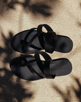 Sandali Slide Mia in Pelle |