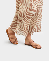 Sandali Mia Slide in Pelle |