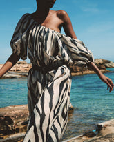 Printed Silk Cotton Voile<br />Capri Dress |