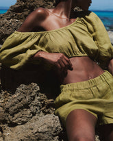 Linen Palmas Top |