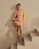 Printed Linen Biarritz Dress |