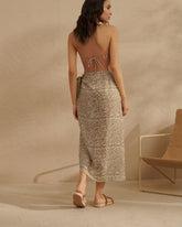 Printed Linen Lencois Skirt |