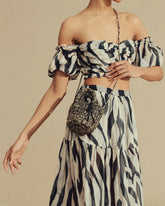 Printed Silk Cotton<br />Voile Floreanopolis Top |