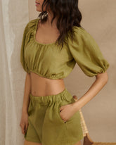 Linen Palmas Top |