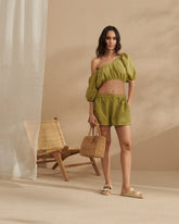 Linen Palmas Top |