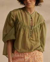 Silk Cotton Voile<br />Baja Shirt - Women’s Clothing | 