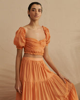 Silk Cotton Voile Floreanopolis Top |