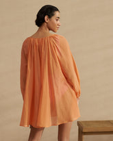 Silk Cotton Voile Minorca Dress |