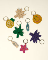 Raffia Smile Keyring |
