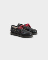 Leather and Shearling Field Moccasins |