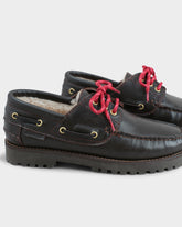 Leather and Shearling Field Moccasins |