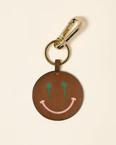 Leather Smile Keyring |