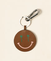 Leather Smile Keyring |