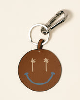 Leather Smile Keyring |