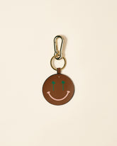 Leather Smile Keyring |