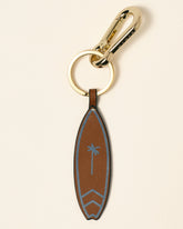 Leather Surf Keyring |