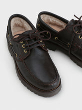 Leather and Shearling Field Moccasins |