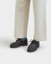 Leather and Shearling Field Moccasins |