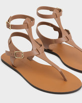 Sandali Gladiator Etienne in Pelle |