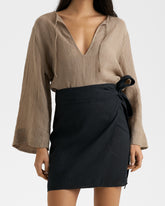 Linen Lipso Skirt |