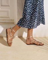 Leather Ankle Strap Sandals |