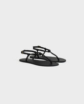 Leather Knot Thong Sandals |