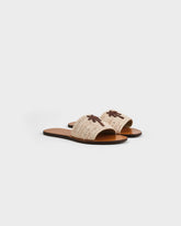 Raffia Leather Sandals |