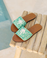 Raffia Leather Sandals |